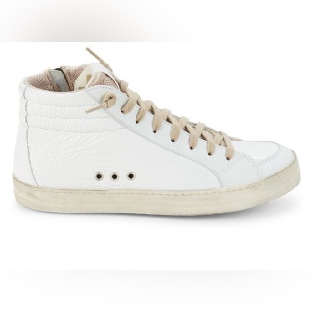 P448 Skate Hightop Cream and White High-Top Sneakers - 38- NWOT - Picture 2 of 13